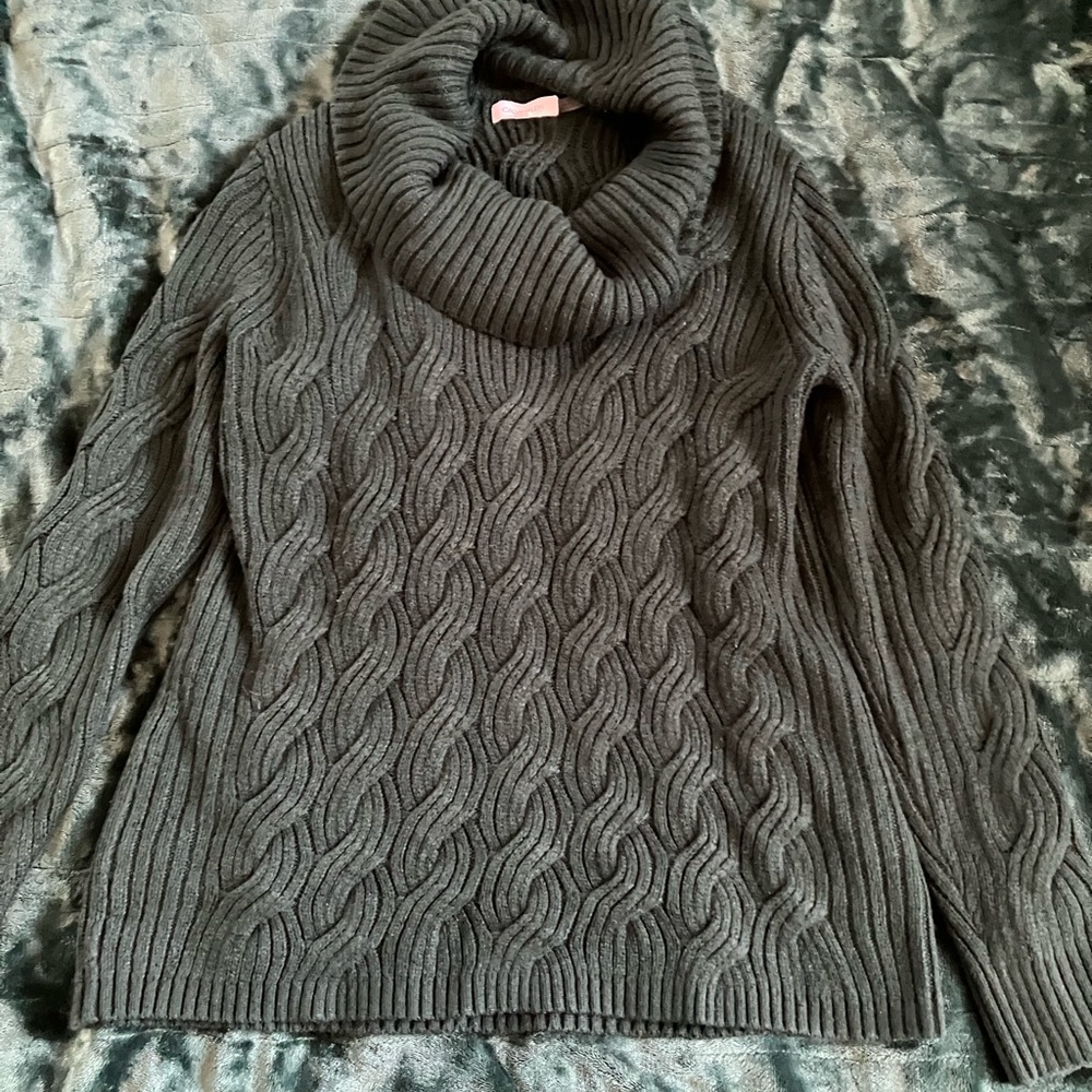 Calvin Klein Forest Green Cowl Neck Sweater